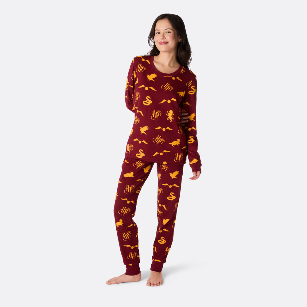 Harry Potter Röd Pyjamas Dam