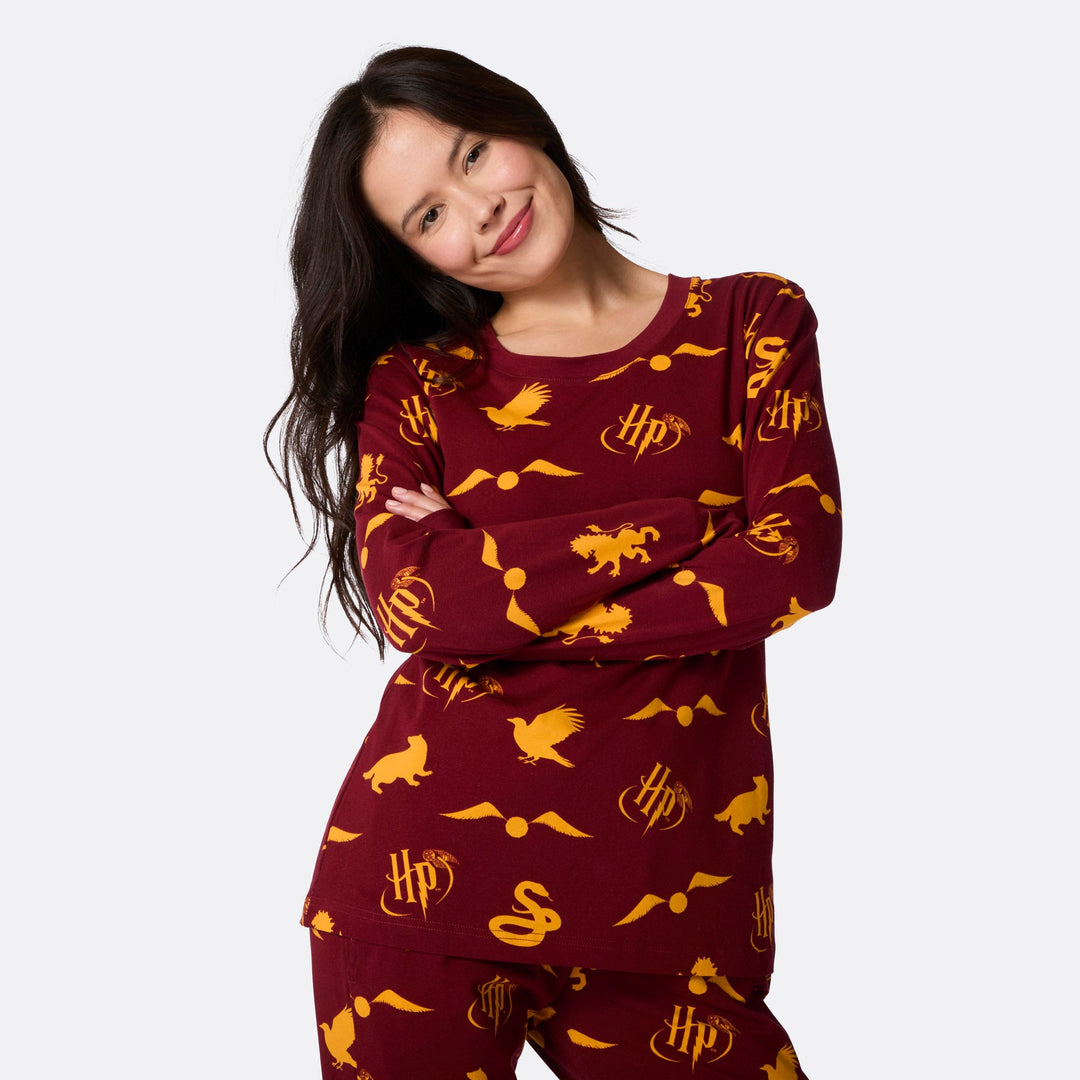 Harry Potter Röd Pyjamas Dam