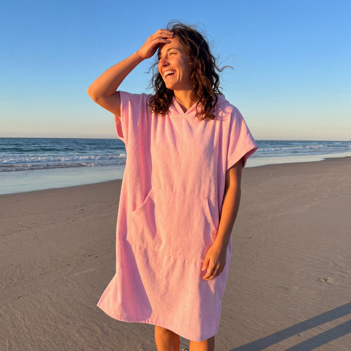 Bubblegum Rosa Badponcho
