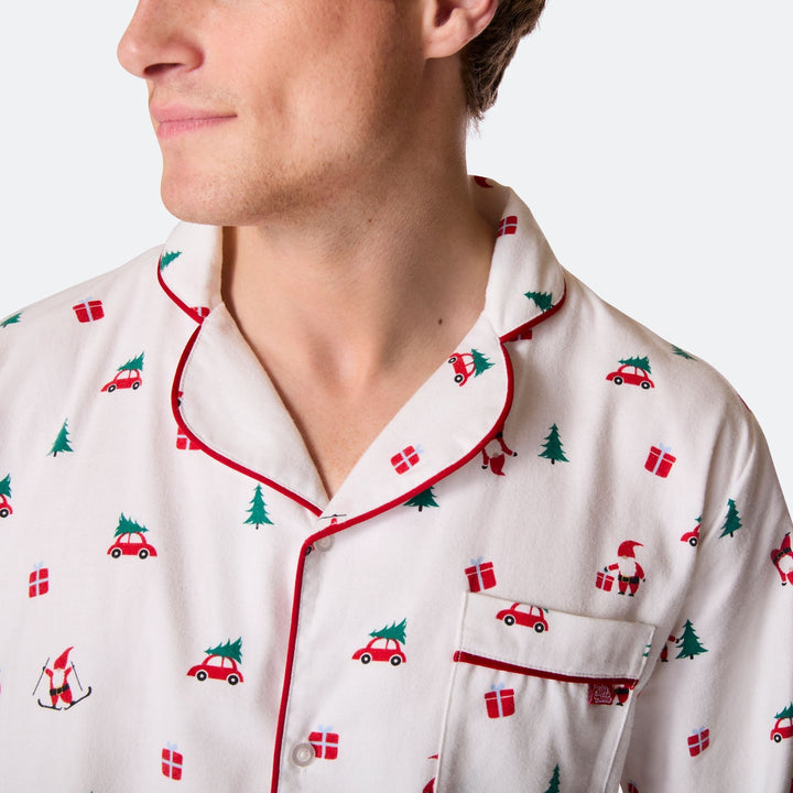 Misteltoe Flanell Julpyjamas Herr