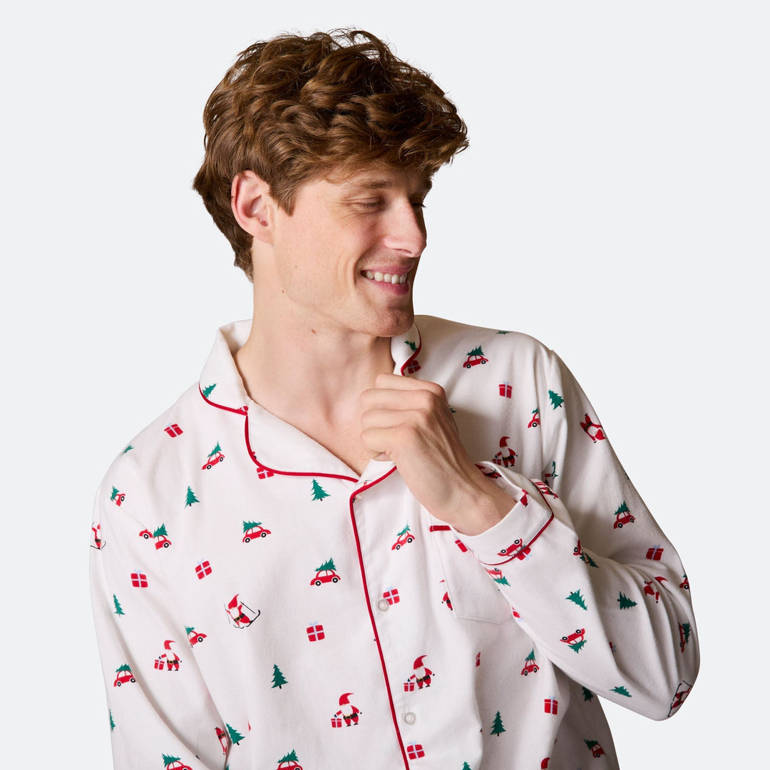 Misteltoe Flanell Julpyjamas Herr