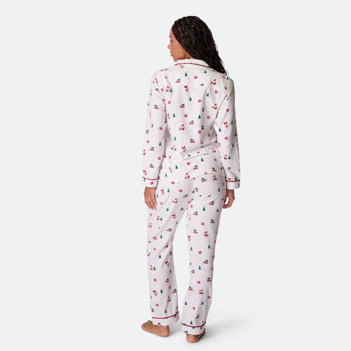 Misteltoe Flanell Julpyjamas Dam