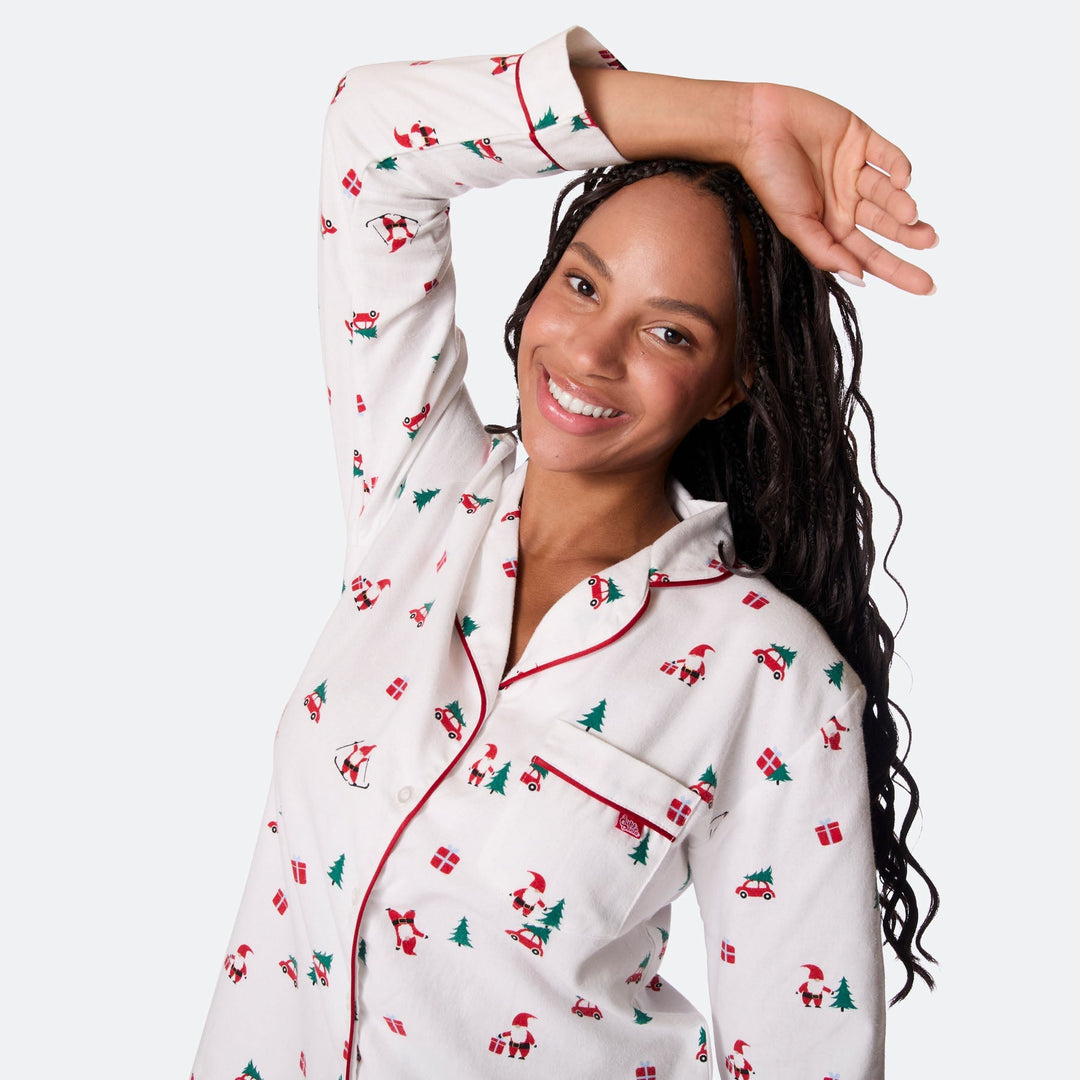 Misteltoe Flanell Julpyjamas Dam
