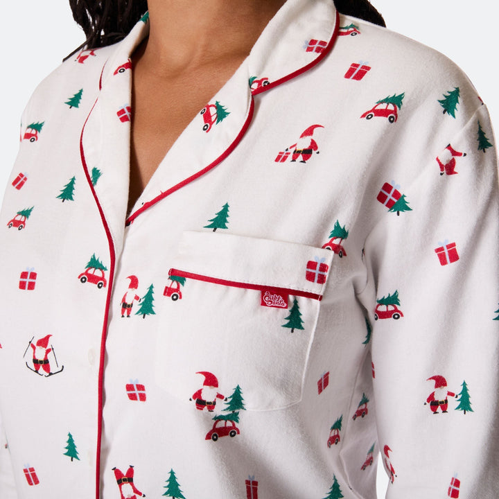Misteltoe Flanell Julpyjamas Dam