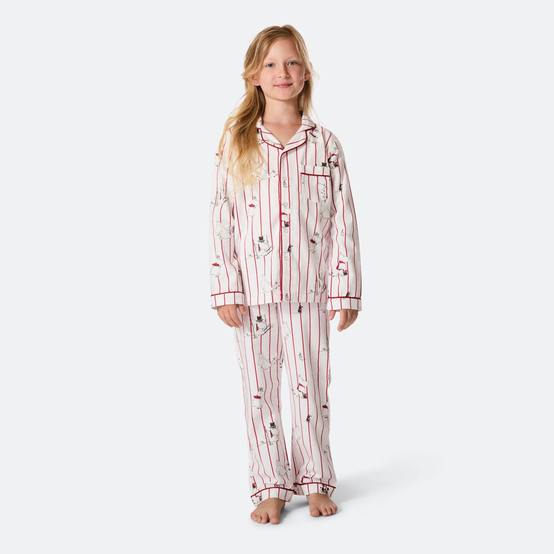 Mumin Flanell Julpyjamas Barn