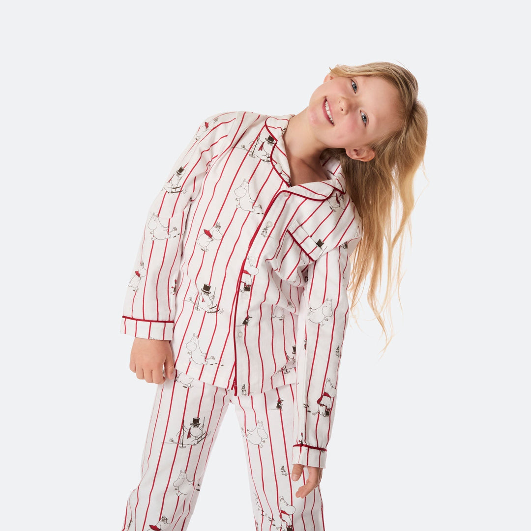 Mumin Flanell Julpyjamas Barn