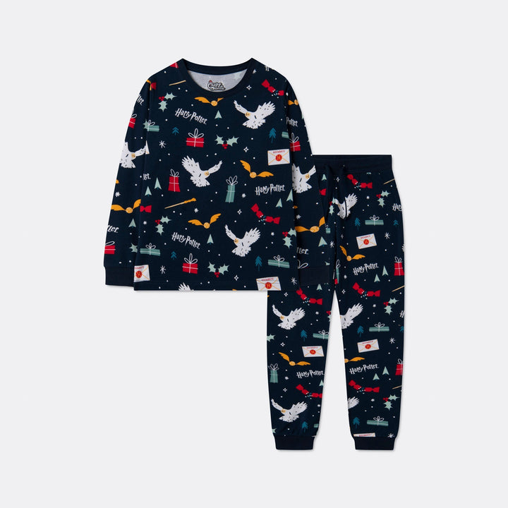 Harry Potter Blå Pyjamas Barn