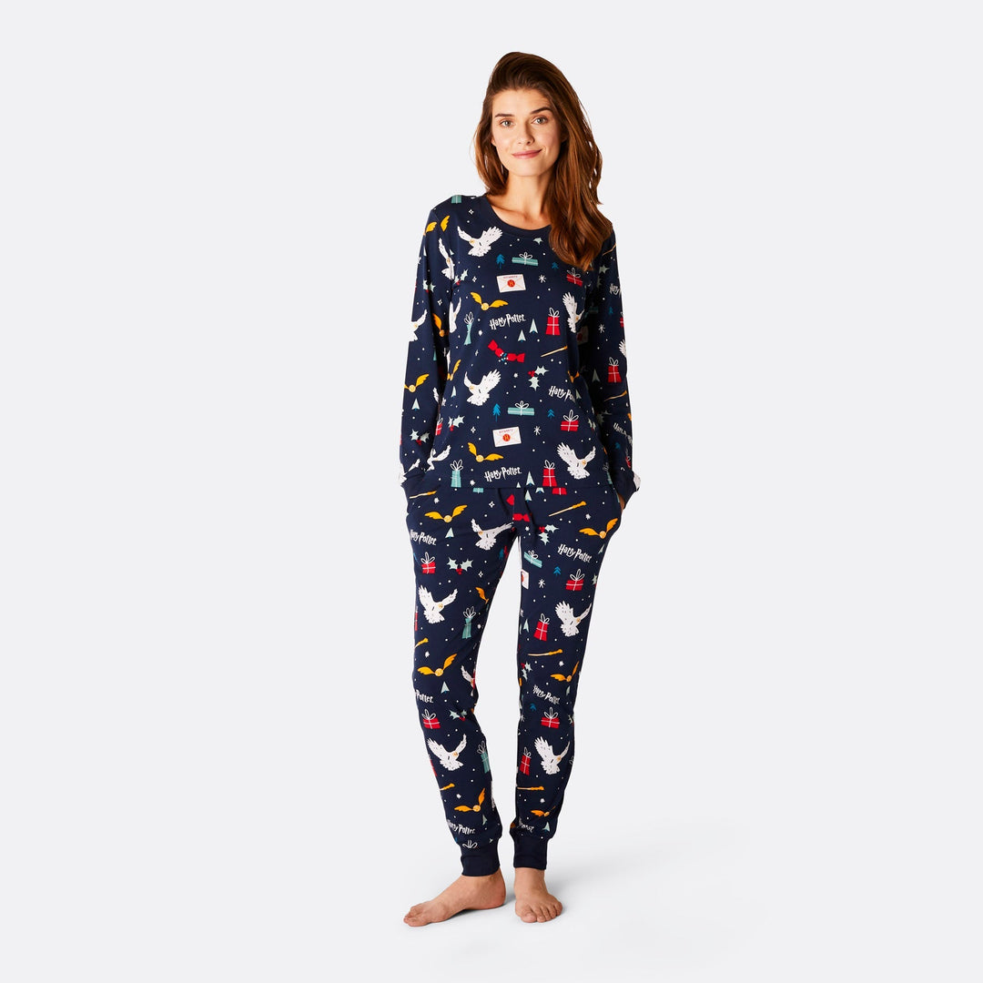 Harry Potter Blå Pyjamas Dam