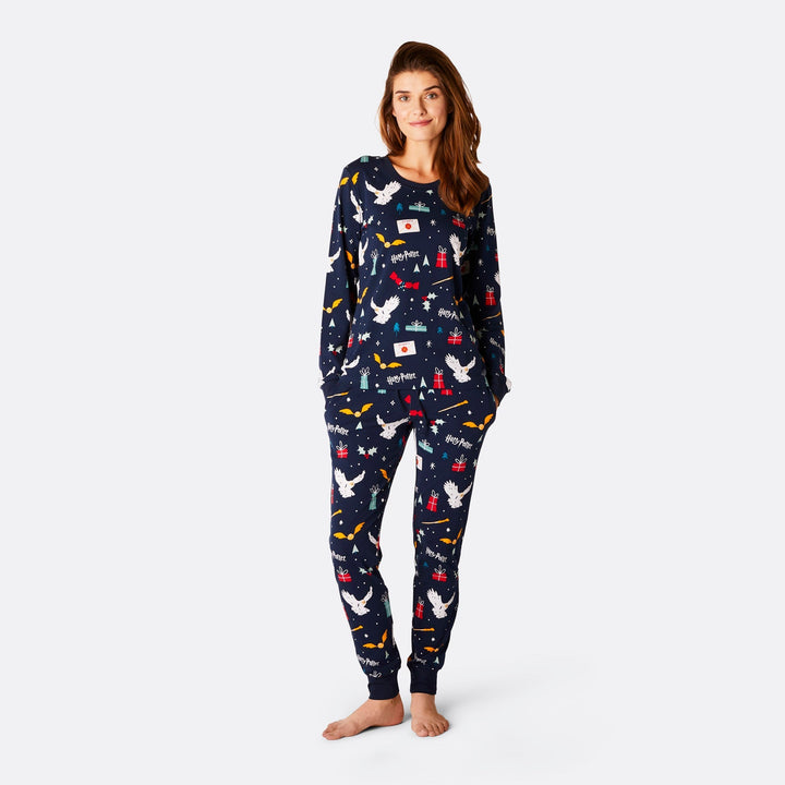 Harry Potter Blå Pyjamas Dam