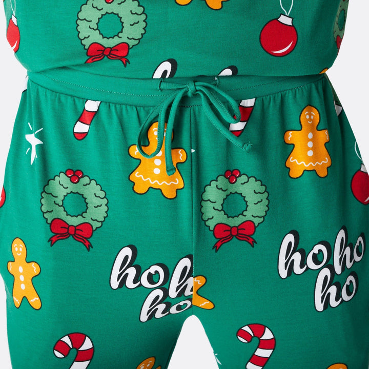 Hohoho Grön Julpyjamas Familj