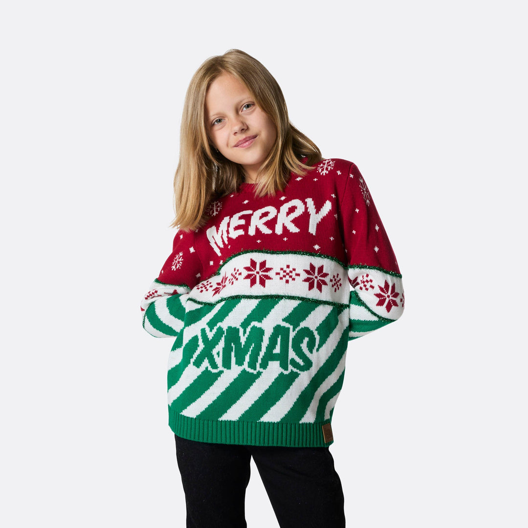 Merry Xmas Jultröjor till Hela Familjen