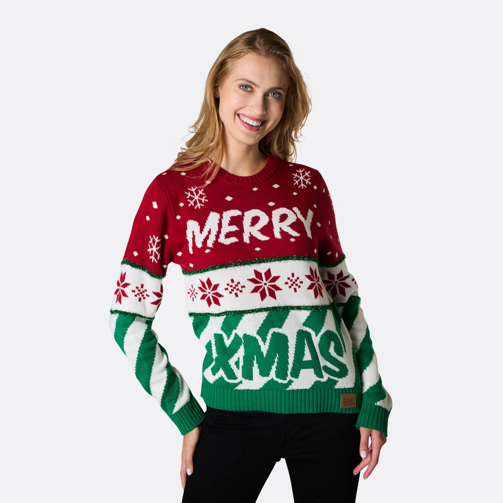 Merry Xmas Jultröjor till Hela Familjen