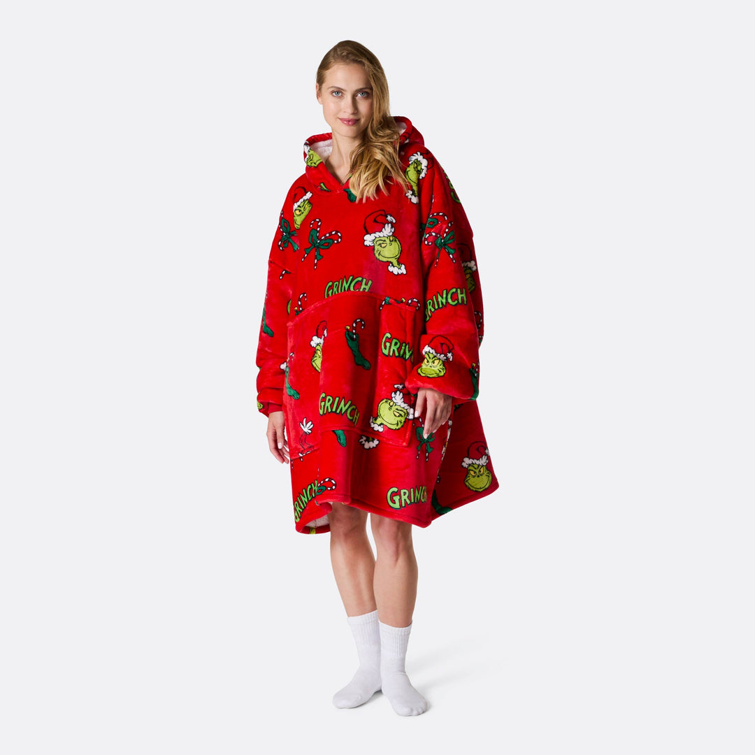 Grinchen Röd HappyHoodie