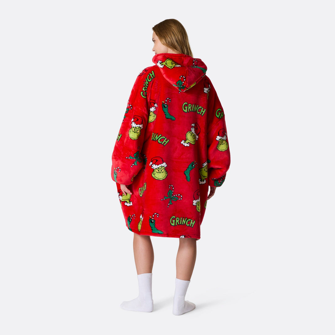 Grinchen Röd HappyHoodie