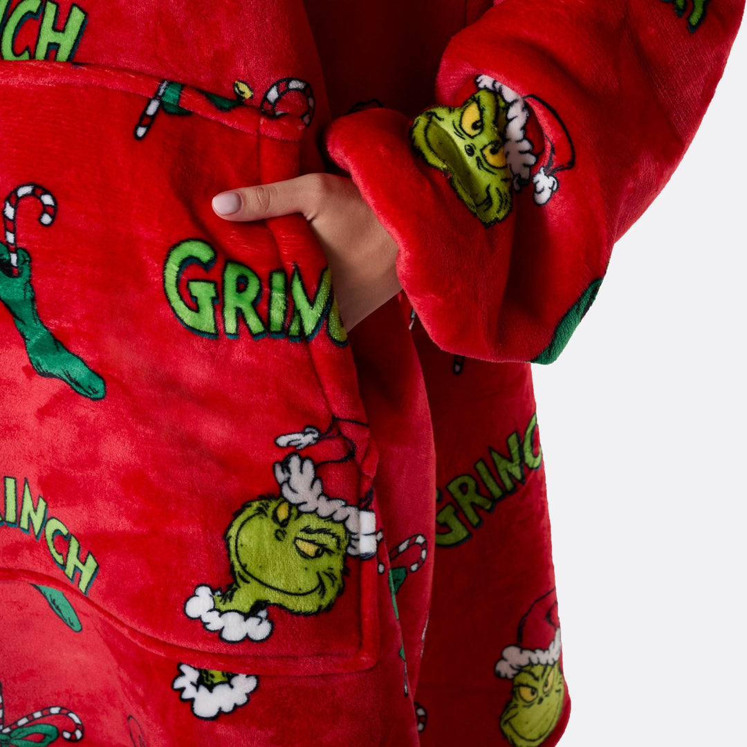 Grinchen Röd HappyHoodie