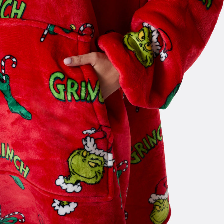 Grinchen Röd HappyHoodie
