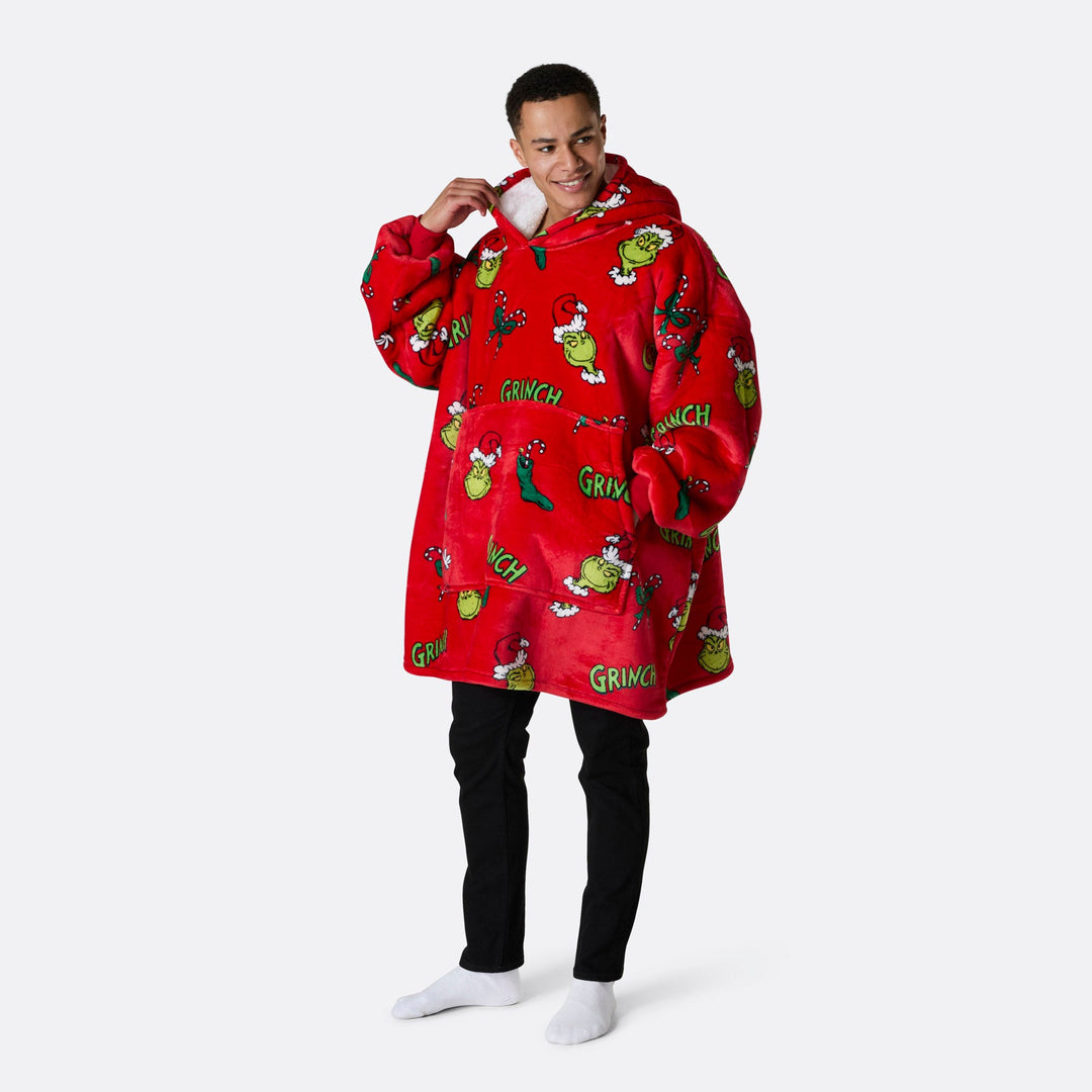 Grinchen Röd HappyHoodie
