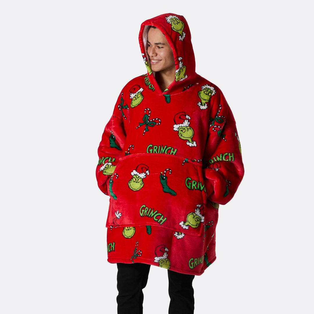 Grinchen Röd HappyHoodie