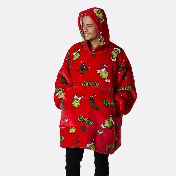 Grinchen Röd HappyHoodie