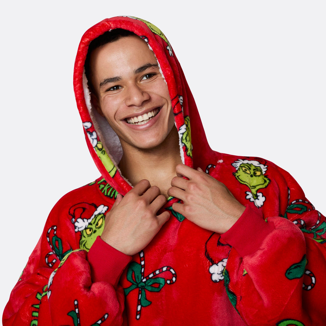 Grinchen Röd HappyHoodie