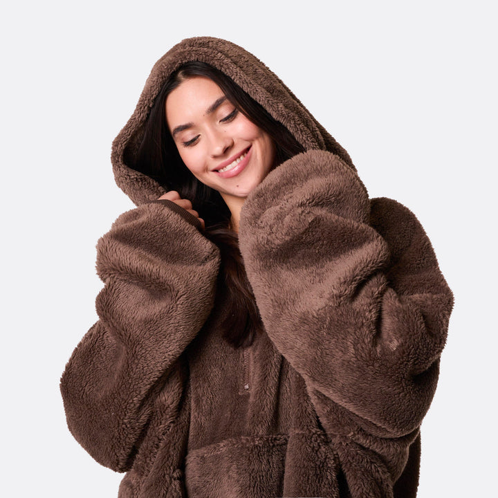 Brun Teddy HappyHoodie