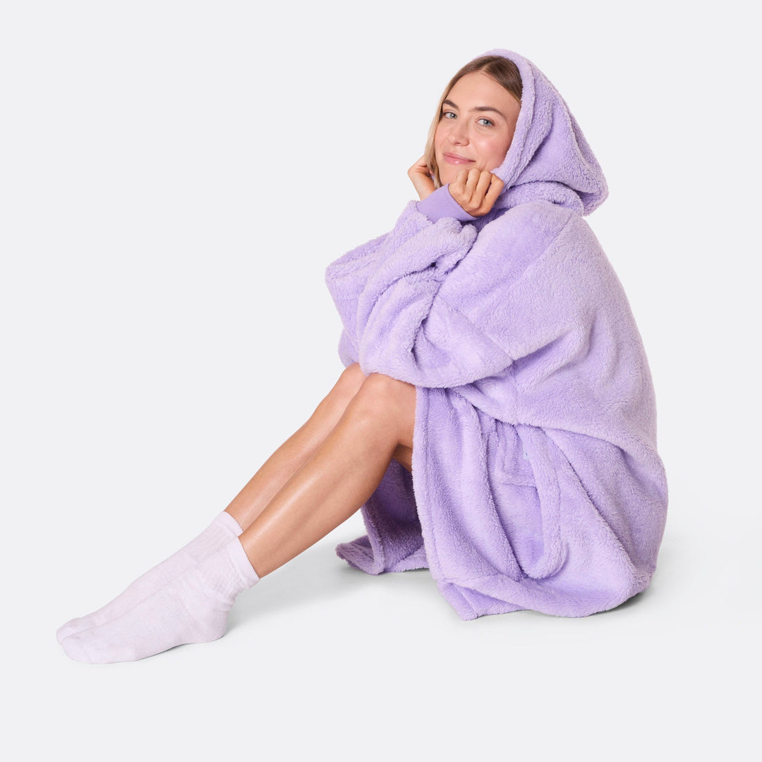 Lavendel Teddy HappyHoodie
