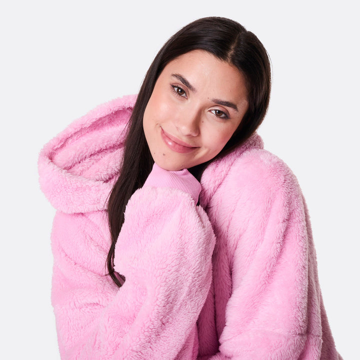 Rosa Teddy HappyHoodie