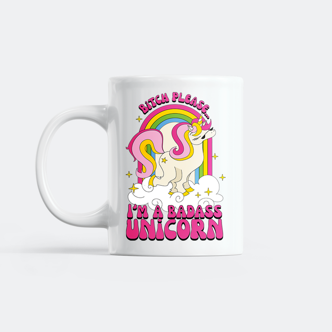 Badass Unicorn Mugg