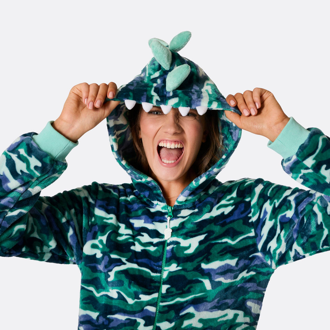 Dinosaurie Onesie Dam