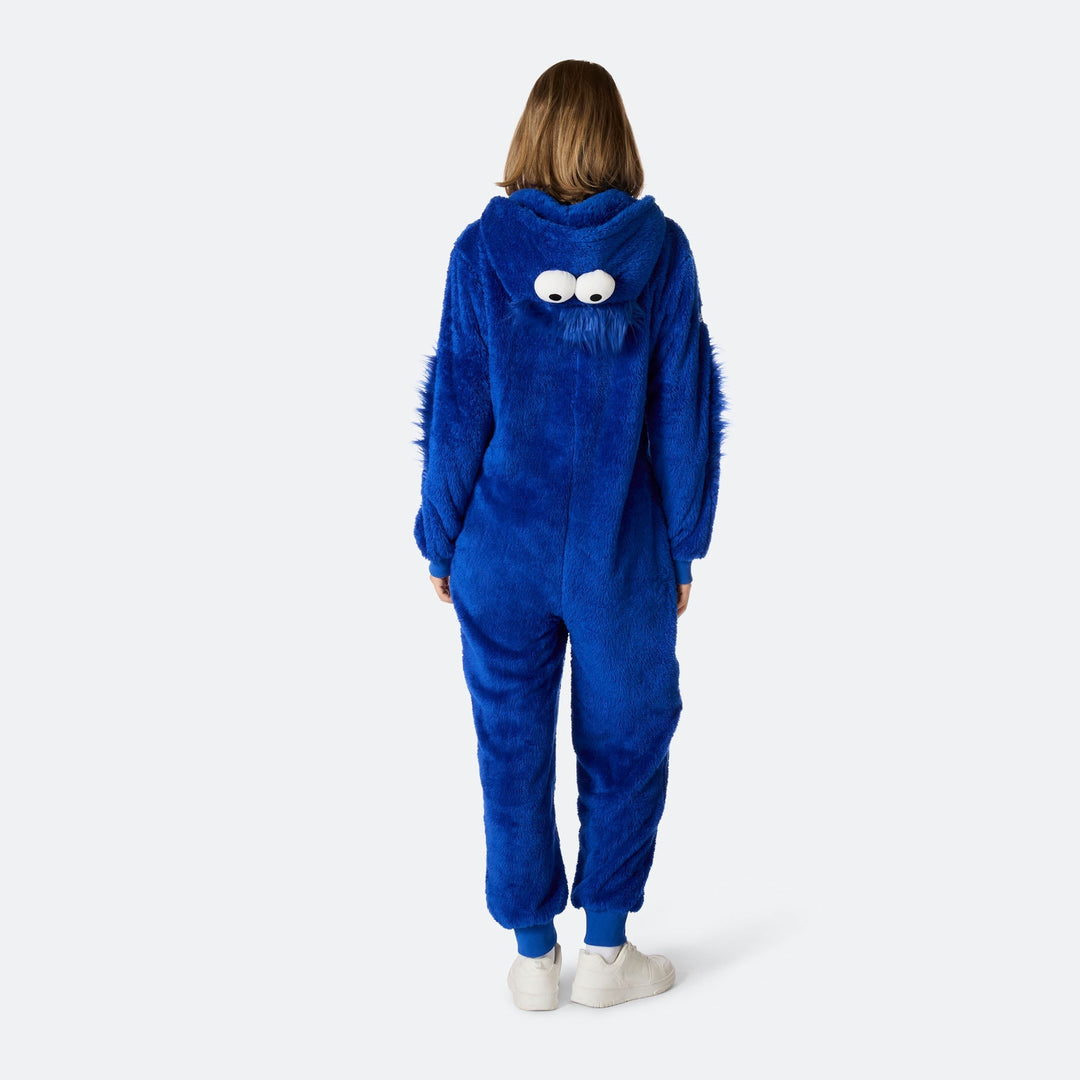 Monster Blå Onesie Dam