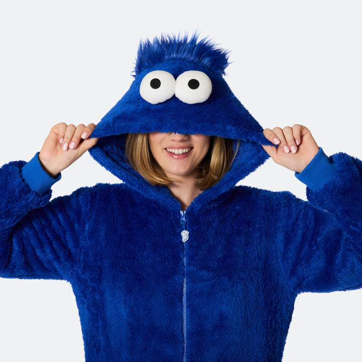 Monster Blå Onesie Dam