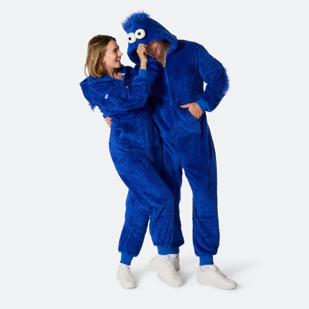 Monster Blå Onesie Dam