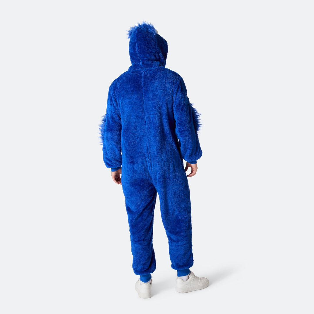 Monster Blå Onesie Herr