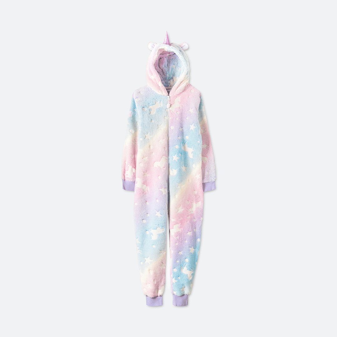 Enhörning Onesie Barn