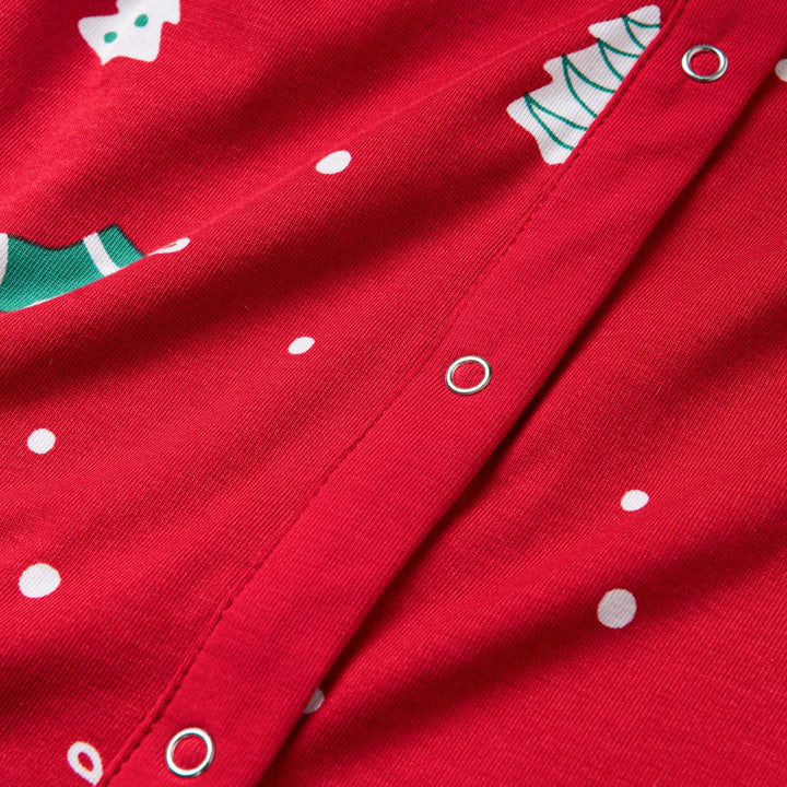 Julpynt Overall Röd Julpyjamas Barn
