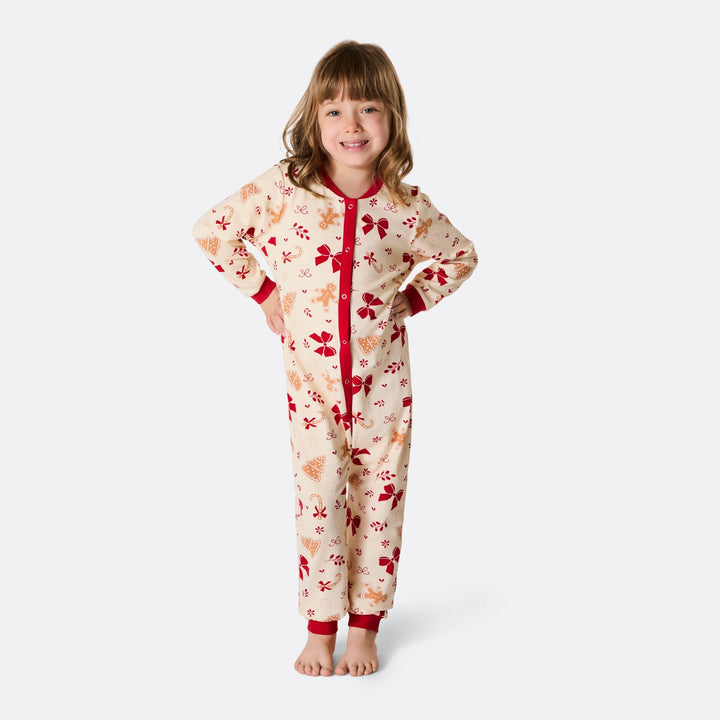 Pepparkaka Julpyjamas Familj