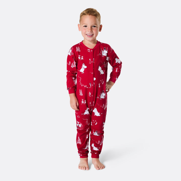 Mumin Julpyjamas Familj