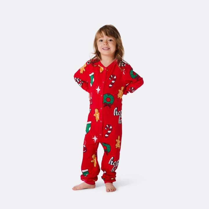 Hohoho Röd Julpyjamas Familj