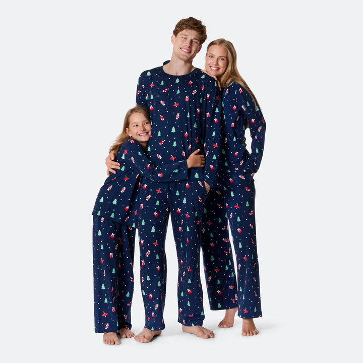 Julpynt Blå Julpyjamas Barn