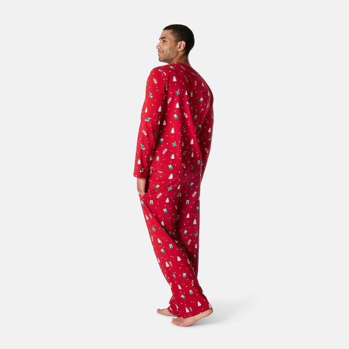 Julpynt Röd Julpyjamas Herr