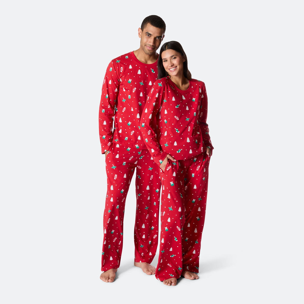 Julpynt Röd Julpyjamas Herr