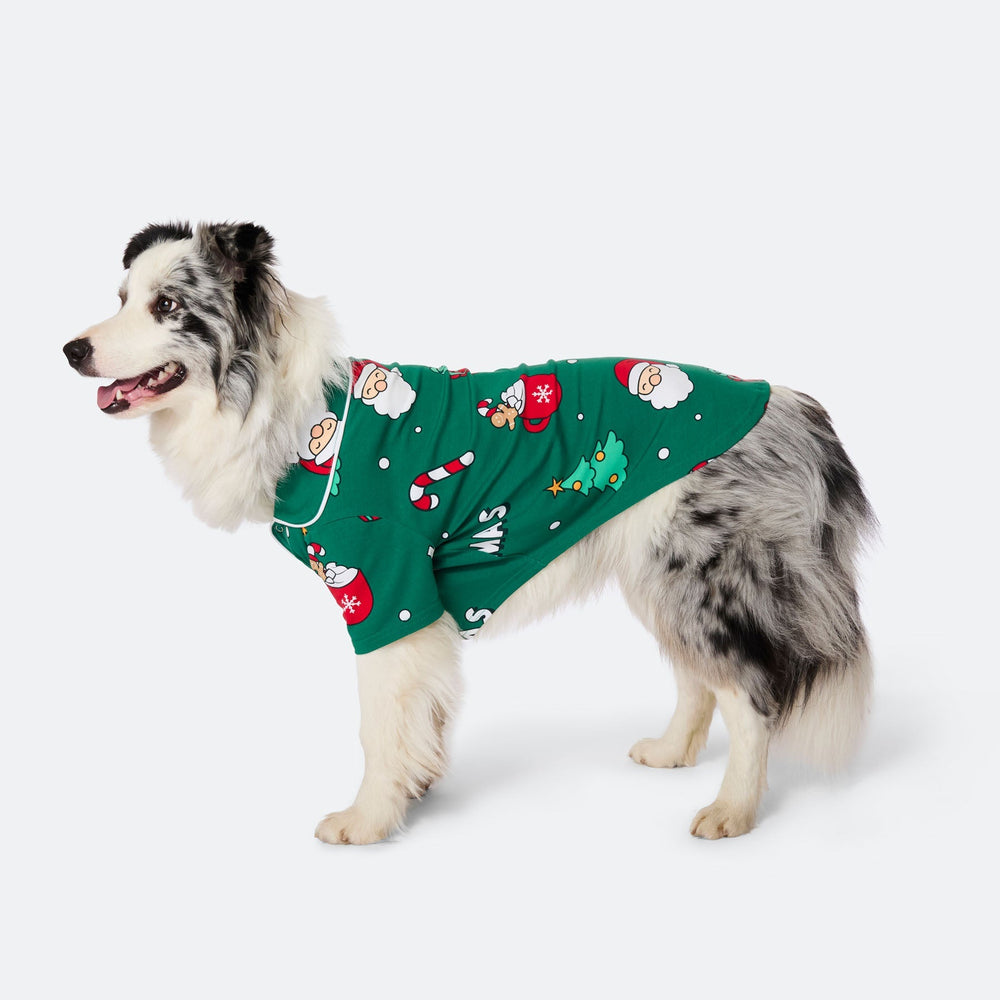 Xmas Grön Julpyjamas Till Hund