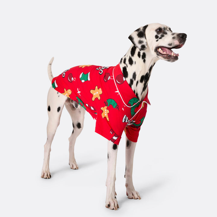 Hohoho Röd Julpyjamas Till Hund