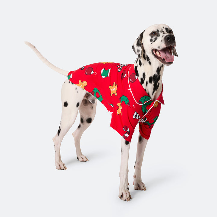 Hohoho Röd Julpyjamas Till Hund