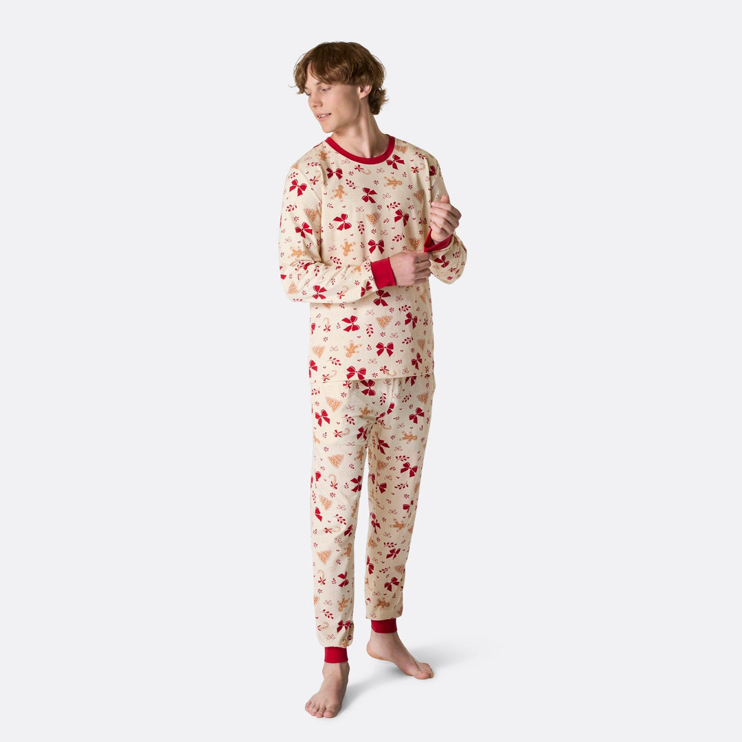 Pepparkaka Julpyjamas Familj