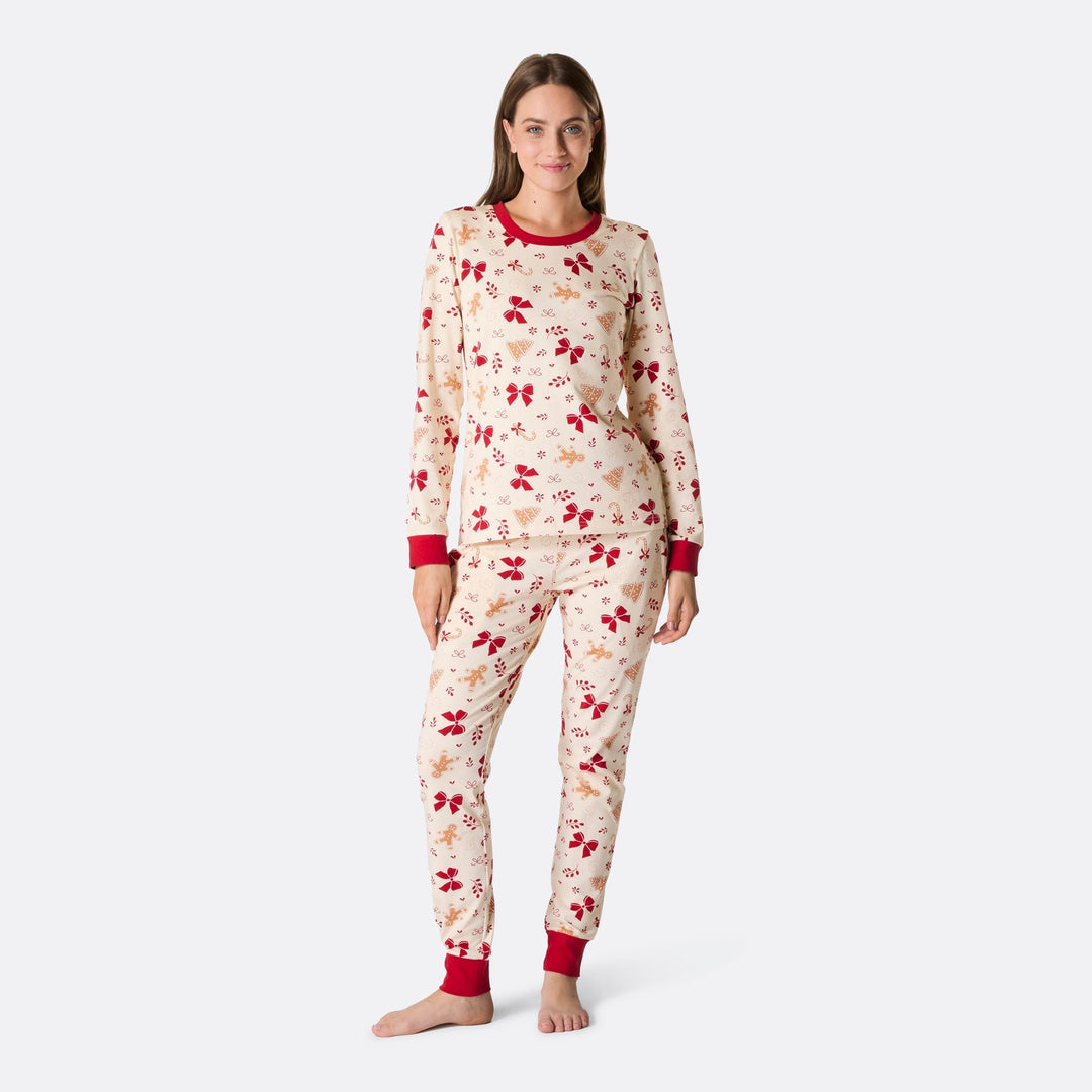 Pepparkaka Julpyjamas Familj
