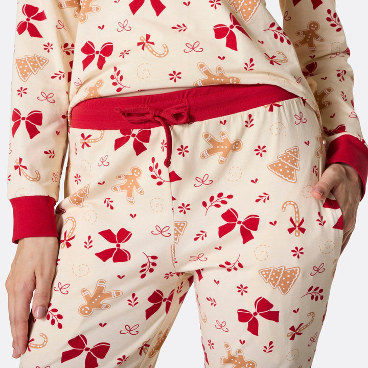 Pepparkaka Julpyjamas Familj