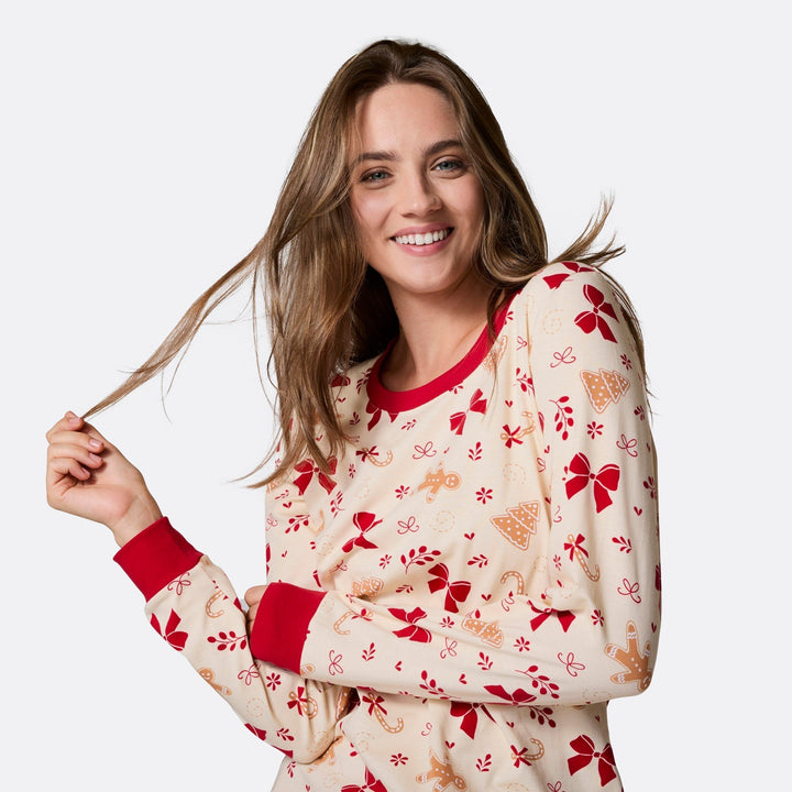Pepparkaka Julpyjamas Familj