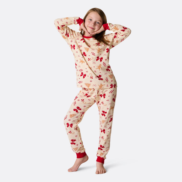 Pepparkaka Julpyjamas Familj