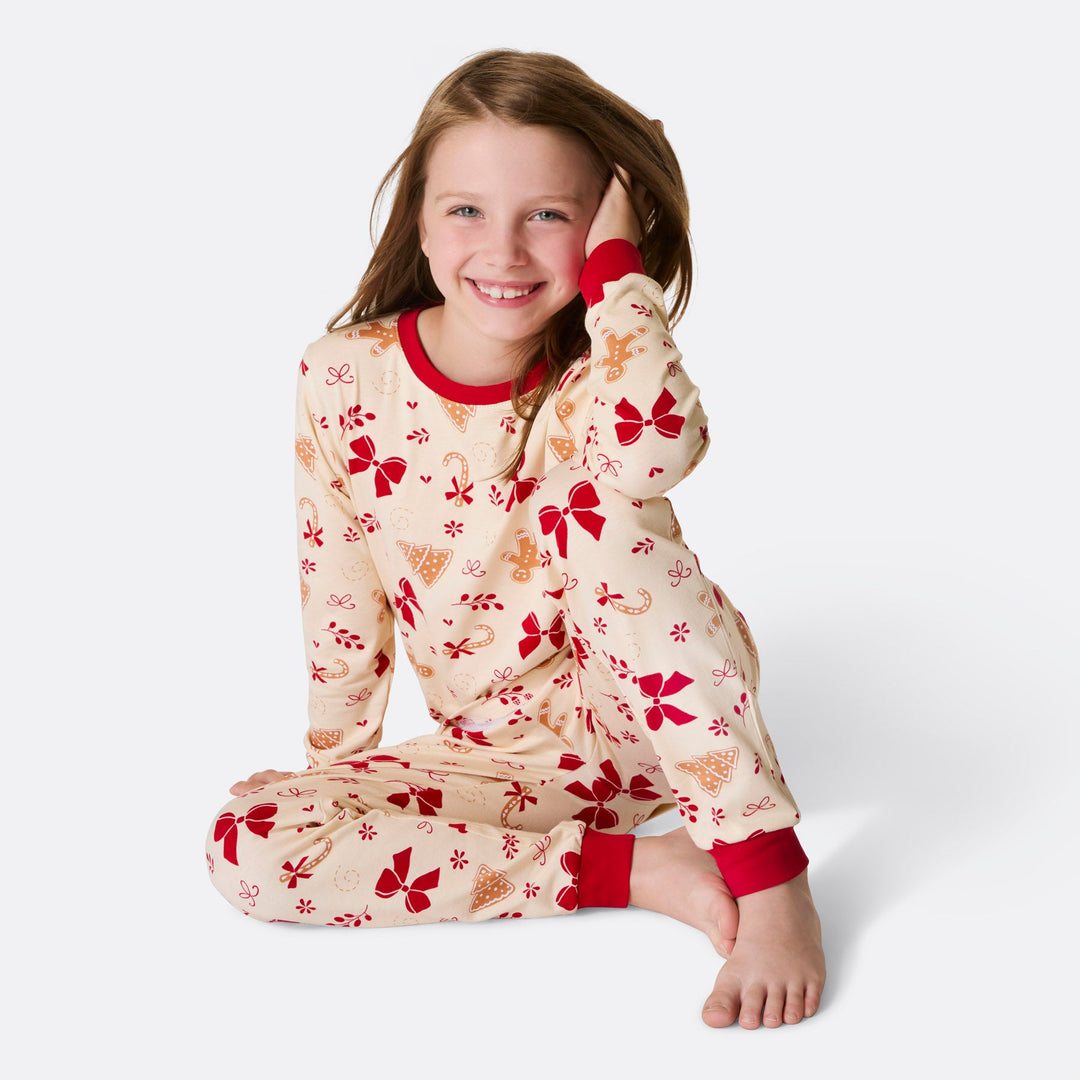 Pepparkaka Julpyjamas Familj